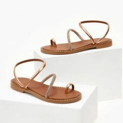 Σανδάλια δερμάτινα TFP με περαστό λουράκι - Χαλκός 13 Σανδάλια δερμάτινα TFP με περαστό λουράκι - Χαλκός -Σανδάλια κατάστημα sandalia dermatina tfp me perasto louraki 105333 e93d