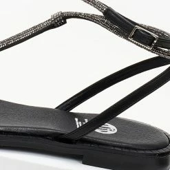 Σανδάλια δερμάτινα TFP με Strass - Μαύρο 8 Σανδάλια δερμάτινα TFP με Strass - Μαύρο -Σανδάλια κατάστημα sandalia dermatina tfp me strass 105170 mc2l