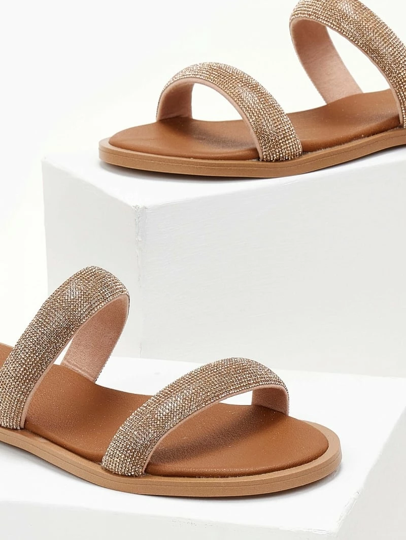 Σανδάλια δερμάτινα TFP με Strass φάσες - Χαλκός 7 Σανδάλια δερμάτινα TFP με Strass φάσες - Χαλκός - Image 5
