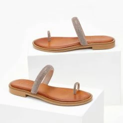 Σανδάλια δερμάτινα TFP με Strass λουράκι - Χαλκός 12 Σανδάλια δερμάτινα TFP με Strass λουράκι - Χαλκός -Σανδάλια κατάστημα sandalia dermatina tfp me strass louraki 103725 lxdu