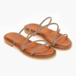 Σανδάλια δερμάτινα TFP με Strass λουράκια - Χαλκός 13 Σανδάλια δερμάτινα TFP με Strass λουράκια - Χαλκός -Σανδάλια κατάστημα sandalia dermatina tfp me strass lourakia 101688 4ikg