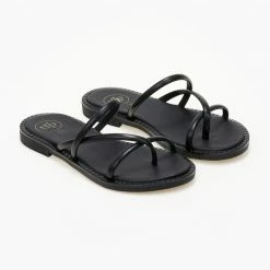 Σανδάλια δερμάτινα TFP με στρογγυλά λουράκια - Μαύρο 10 Σανδάλια δερμάτινα TFP με στρογγυλά λουράκια - Μαύρο -Σανδάλια κατάστημα sandalia dermatina tfp me stroggula lourakia 105241 ofe3