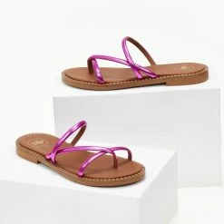 Σανδάλια δερμάτινα TFP με στρογγυλά λουράκια - Φούξια 8 Σανδάλια δερμάτινα TFP με στρογγυλά λουράκια - Φούξια -Σανδάλια κατάστημα sandalia dermatina tfp me stroggula lourakia 105242 kzi6