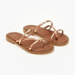 Σανδάλια δερμάτινα TFP με στρογγυλά λουράκια - Χαλκός 10 Σανδάλια δερμάτινα TFP με στρογγυλά λουράκια - Χαλκός -Σανδάλια κατάστημα sandalia dermatina tfp me stroggula lourakia 105243 sxu7