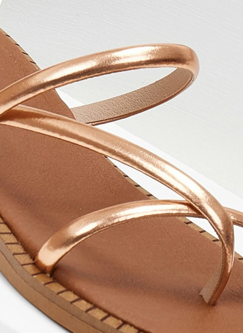 Σανδάλια δερμάτινα TFP με στρογγυλά λουράκια - Χαλκός 7 Σανδάλια δερμάτινα TFP με στρογγυλά λουράκια - Χαλκός - Image 5