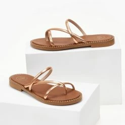 Σανδάλια δερμάτινα TFP με στρογγυλά λουράκια - Χαλκός 11 Σανδάλια δερμάτινα TFP με στρογγυλά λουράκια - Χαλκός -Σανδάλια κατάστημα sandalia dermatina tfp me stroggula lourakia 105243 zpdd