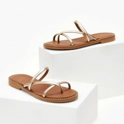 Σανδάλια δερμάτινα TFP με στρογγυλά λουράκια - Χρυσό 7 Σανδάλια δερμάτινα TFP με στρογγυλά λουράκια - Χρυσό -Σανδάλια κατάστημα sandalia dermatina tfp me stroggula lourakia 105427 oshm