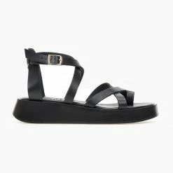 Σανδάλια δερμάτινα TFP με χιαστί δέσιμο - Μαύρο 9 Σανδάλια δερμάτινα TFP με χιαστί δέσιμο - Μαύρο -Σανδάλια κατάστημα sandalia dermatina tfp me xiasti desimo 102860 98bh