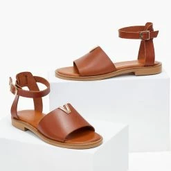 Σανδάλια δερμάτινα TFP με χρυσή λεπτομέρεια - Ταμπά 8 Σανδάλια δερμάτινα TFP με χρυσή λεπτομέρεια - Ταμπά -Σανδάλια κατάστημα sandalia dermatina tfp me xrusi leptomereia 101249 5jz8