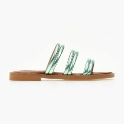 Σανδάλια δερμάτινα TFP σε μεταλλικά χρώματα - Πράσινο 11 Σανδάλια δερμάτινα TFP σε μεταλλικά χρώματα - Πράσινο -Σανδάλια κατάστημα sandalia dermatina tfp se metallika xrwmata 105184 sh8h