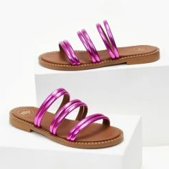 Σανδάλια δερμάτινα TFP σε μεταλλικά χρώματα - Φούξια 13 Σανδάλια δερμάτινα TFP σε μεταλλικά χρώματα - Φούξια -Σανδάλια κατάστημα sandalia dermatina tfp se metallika xrwmata 105185 4afm