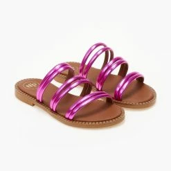 Σανδάλια δερμάτινα TFP σε μεταλλικά χρώματα - Φούξια 11 Σανδάλια δερμάτινα TFP σε μεταλλικά χρώματα - Φούξια -Σανδάλια κατάστημα sandalia dermatina tfp se metallika xrwmata 105185 z5sr