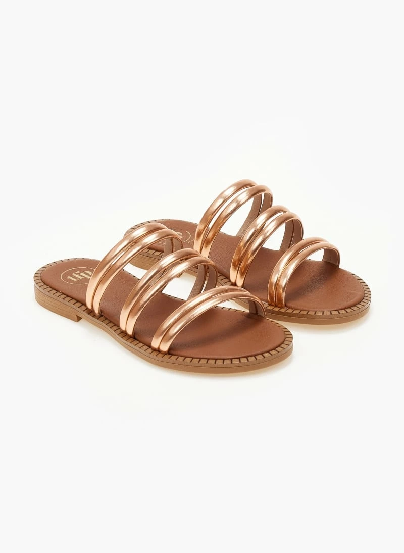 Σανδάλια δερμάτινα TFP σε μεταλλικά χρώματα - Χαλκός 6 Σανδάλια δερμάτινα TFP σε μεταλλικά χρώματα - Χαλκός - Image 4