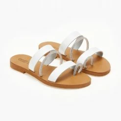 The Fashion Project Σανδάλια ESTIL δερμάτινα με λεπτές φάσες και Strass - Λευκό 8 The Fashion Project Σανδάλια ESTIL δερμάτινα με λεπτές φάσες και Strass - Λευκό -Σανδάλια κατάστημα sandalia estil dermatina me leptes fases kai stras 105455 0tiu