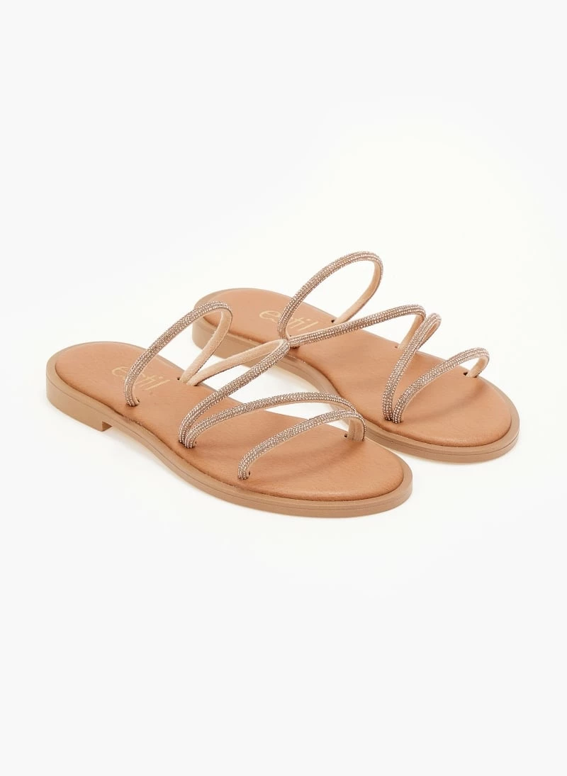 The Fashion Project Σανδάλια Estil με Strass λουράκια - Χαλκός 7 The Fashion Project Σανδάλια Estil με Strass λουράκια - Χαλκός - Image 5