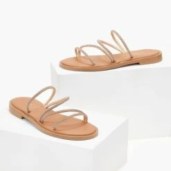 The Fashion Project Σανδάλια Estil με Strass λουράκια - Χαλκός 10 The Fashion Project Σανδάλια Estil με Strass λουράκια - Χαλκός -Σανδάλια κατάστημα sandalia estil me strass lourakia 104933 kj1i