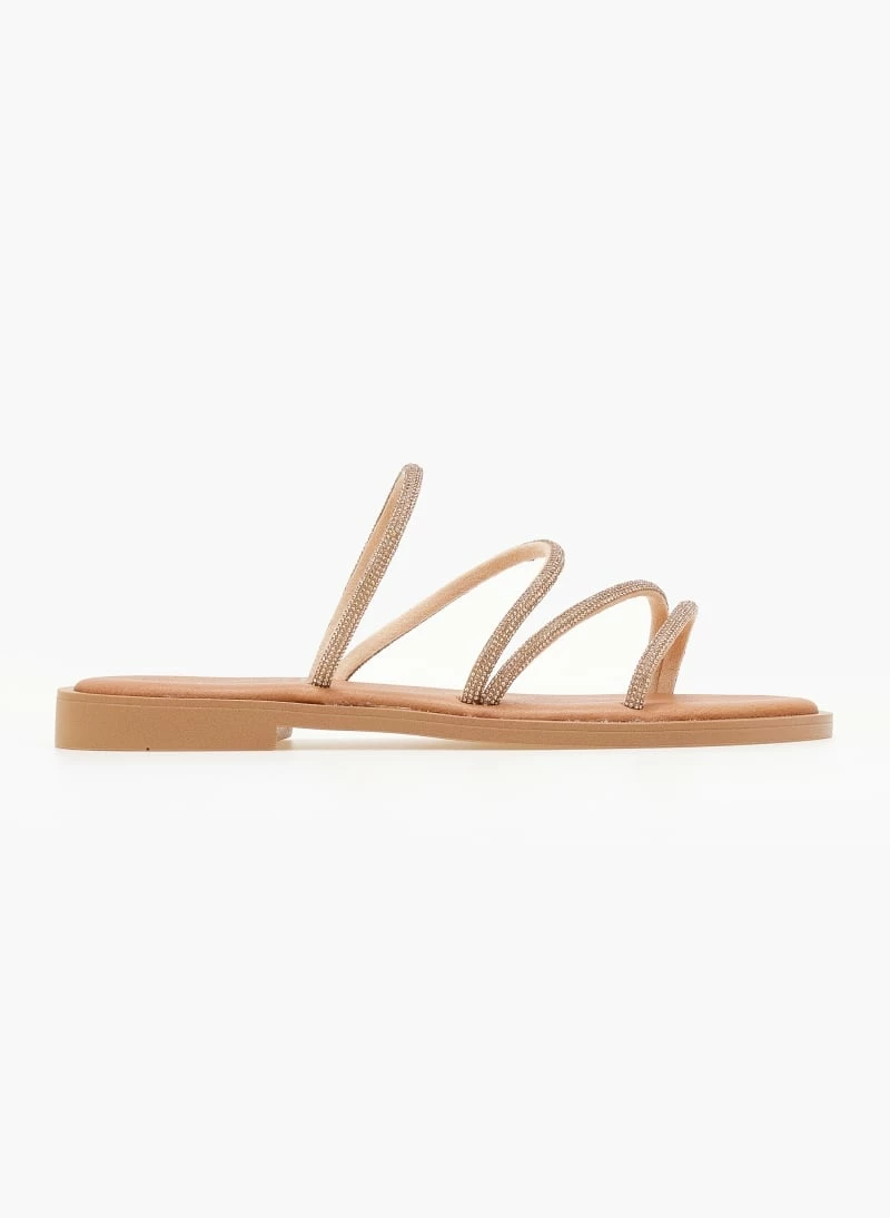 The Fashion Project Σανδάλια Estil με Strass λουράκια - Χαλκός 8 The Fashion Project Σανδάλια Estil με Strass λουράκια - Χαλκός - Image 6