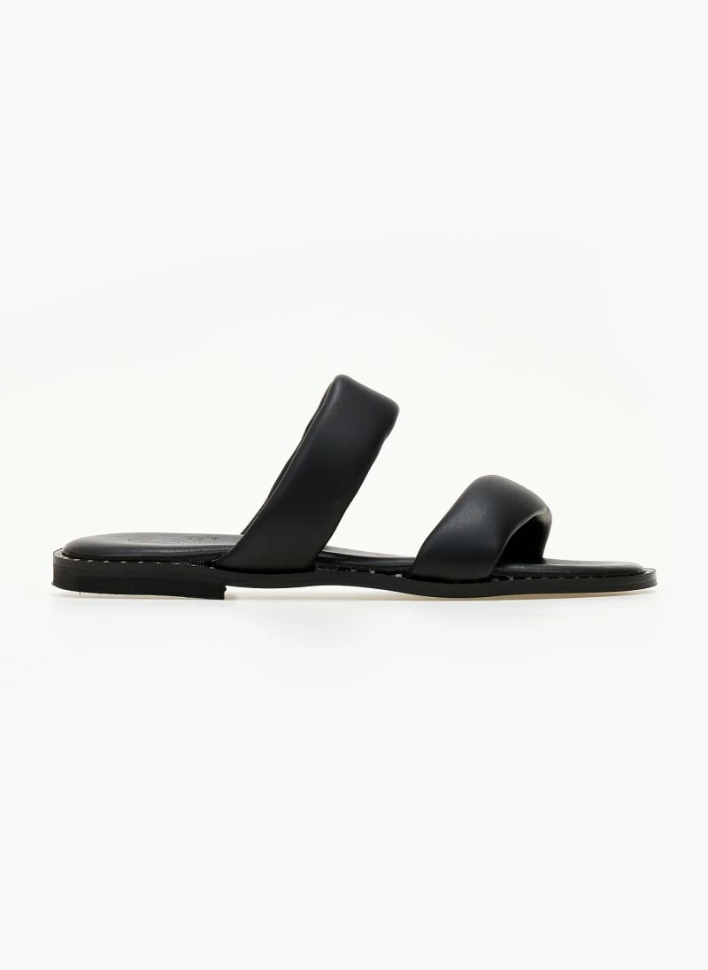 Σανδάλια καστόρινα ESTIL με Pufffed φάσες - Μαύρο 3 Σανδάλια καστόρινα ESTIL με Pufffed φάσες - Μαύρο