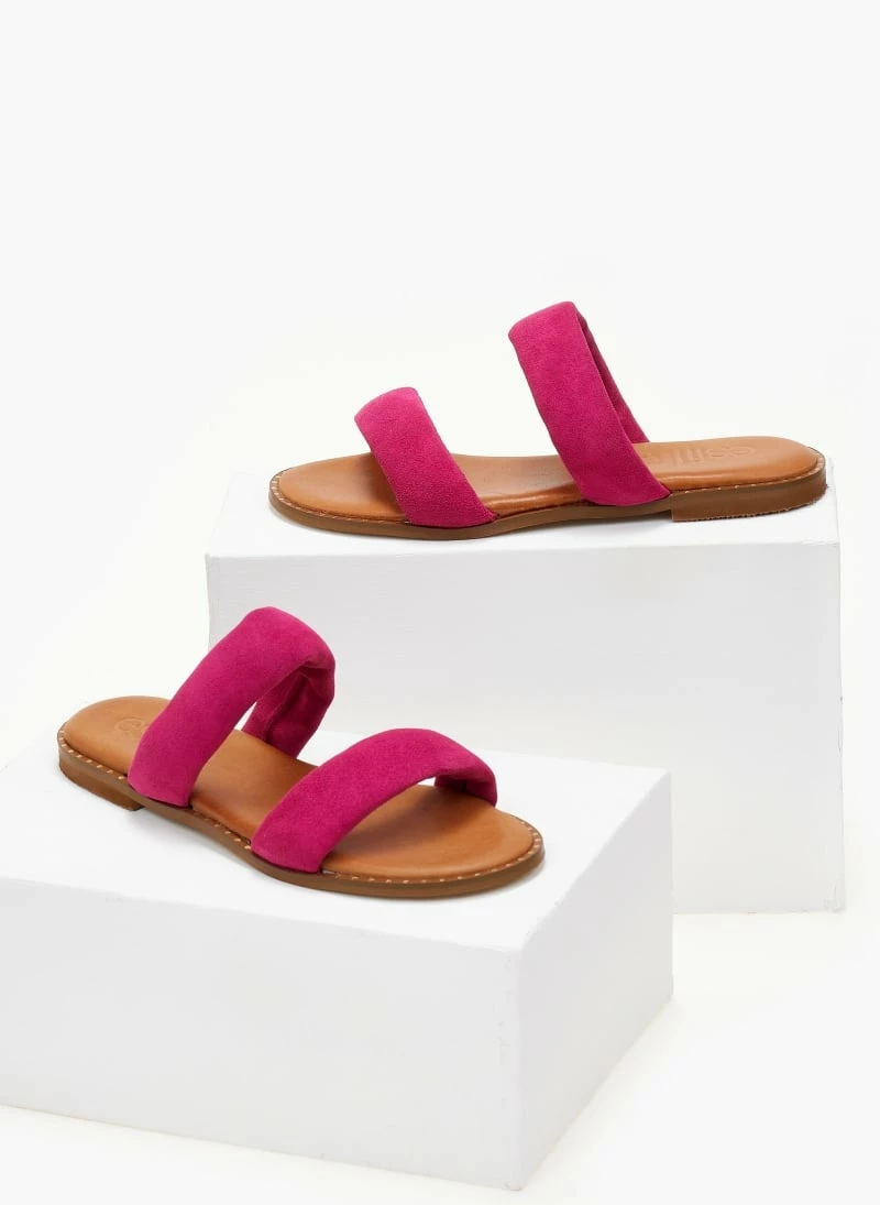 Σανδάλια καστόρινα ESTIL με Pufffed φάσες - Φούξια 4 Σανδάλια καστόρινα ESTIL με Pufffed φάσες - Φούξια - Image 2