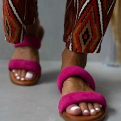 Σανδάλια καστόρινα ESTIL με Pufffed φάσες - Φούξια 12 Σανδάλια καστόρινα ESTIL με Pufffed φάσες - Φούξια -Σανδάλια κατάστημα sandalia kastorina estil me pufffed fases 105263 tr14