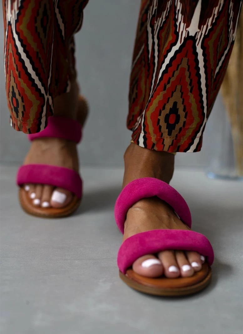 Σανδάλια καστόρινα ESTIL με Pufffed φάσες - Φούξια 6 Σανδάλια καστόρινα ESTIL με Pufffed φάσες - Φούξια - Image 4