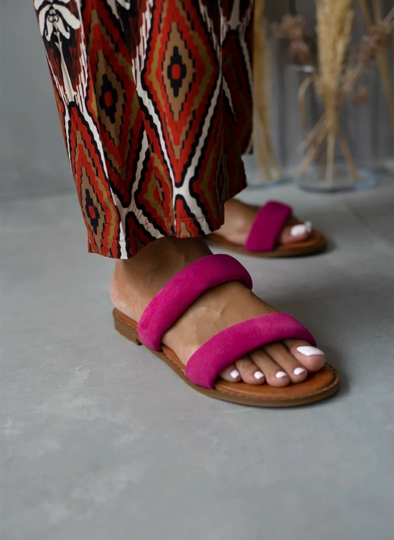 Σανδάλια καστόρινα ESTIL με Pufffed φάσες - Φούξια 8 Σανδάλια καστόρινα ESTIL με Pufffed φάσες - Φούξια - Image 6