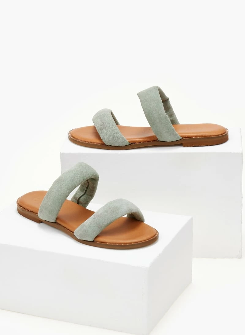 Σανδάλια καστόρινα ESTIL με Pufffed φάσες - Μέντα 9 Σανδάλια καστόρινα ESTIL με Pufffed φάσες - Μέντα - Image 7