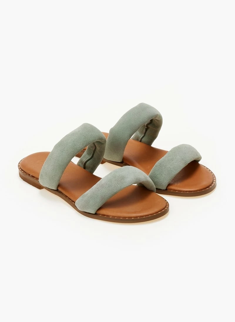 Σανδάλια καστόρινα ESTIL με Pufffed φάσες - Μέντα 6 Σανδάλια καστόρινα ESTIL με Pufffed φάσες - Μέντα - Image 4