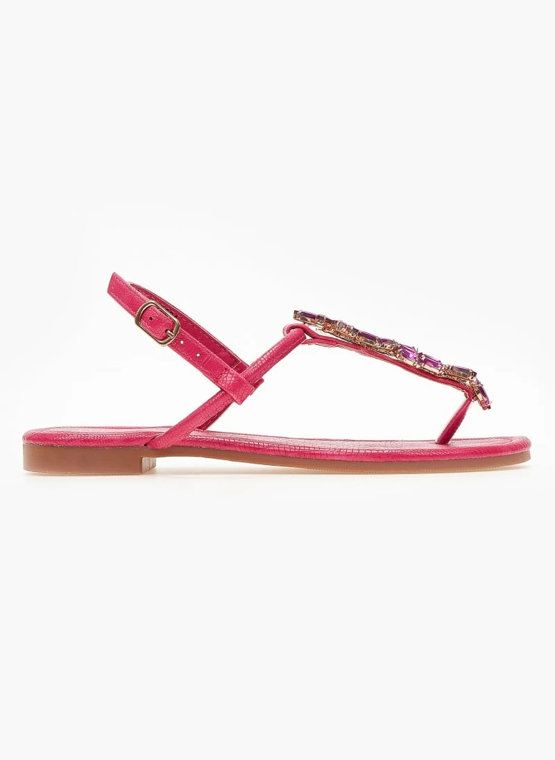 The Fashion Project Σανδάλια με ιριδίζουσες πέτρες - Φούξια 6 The Fashion Project Σανδάλια με ιριδίζουσες πέτρες - Φούξια - Image 4