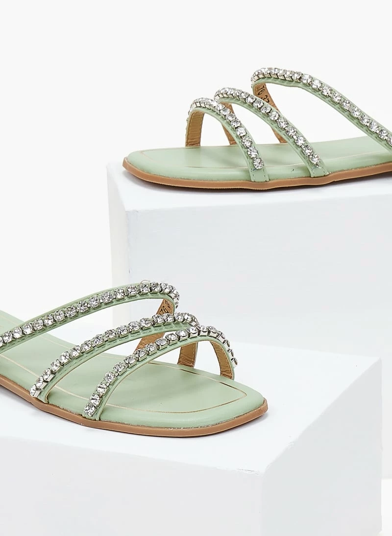 The Fashion Project Σανδάλια με λοξά λουράκια με Strass - Βεραμάν 7 The Fashion Project Σανδάλια με λοξά λουράκια με Strass - Βεραμάν - Image 5