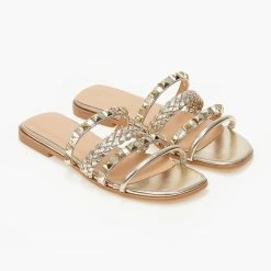 The Fashion Project Σανδάλια με λουράκια σε μεταλλικά χρώματα - Χρυσό 9 The Fashion Project Σανδάλια με λουράκια σε μεταλλικά χρώματα - Χρυσό -Σανδάλια κατάστημα sandalia me lourakia se metallika xrwmata 102046 v8jc