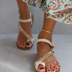 The Fashion Project Σανδάλια με μεταλλικά φύλλα - Μπεζ 11 The Fashion Project Σανδάλια με μεταλλικά φύλλα - Μπεζ -Σανδάλια κατάστημα sandalia me metallika fulla 104871 5pyp