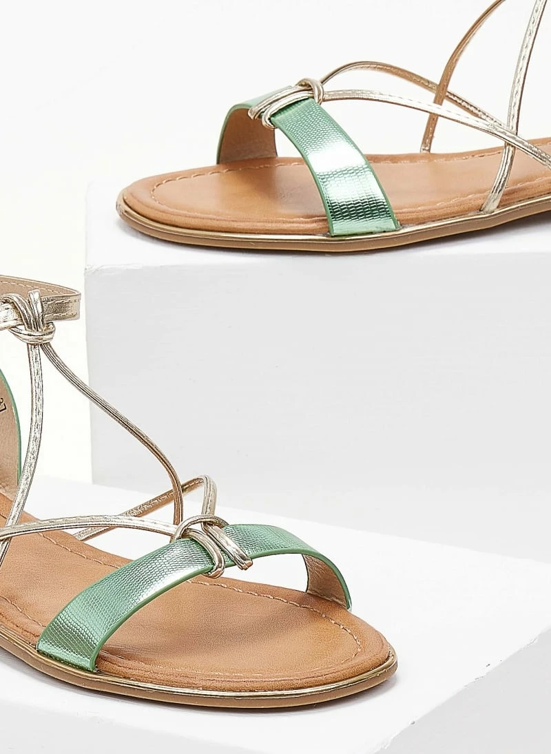 The Fashion Project Σανδάλια με μεταλλική λεπτομέρεια στη σόλα - Βεραμάν 7 The Fashion Project Σανδάλια με μεταλλική λεπτομέρεια στη σόλα - Βεραμάν - Image 5