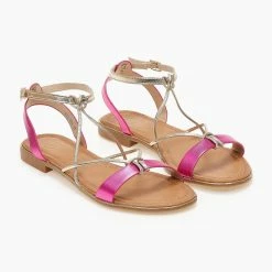 The Fashion Project Σανδάλια με μεταλλική λεπτομέρεια στη σόλα - Φούξια -Σανδάλια κατάστημα sandalia me metalliki leptomereia sti sola 101538 jyzl