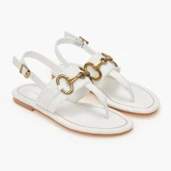 The Fashion Project Σανδάλια με μεταλλικό στοιχείο στη φάσα - Λευκό 9 The Fashion Project Σανδάλια με μεταλλικό στοιχείο στη φάσα - Λευκό -Σανδάλια κατάστημα sandalia me metalliko stoixeio sti fasa 102057 dj9g
