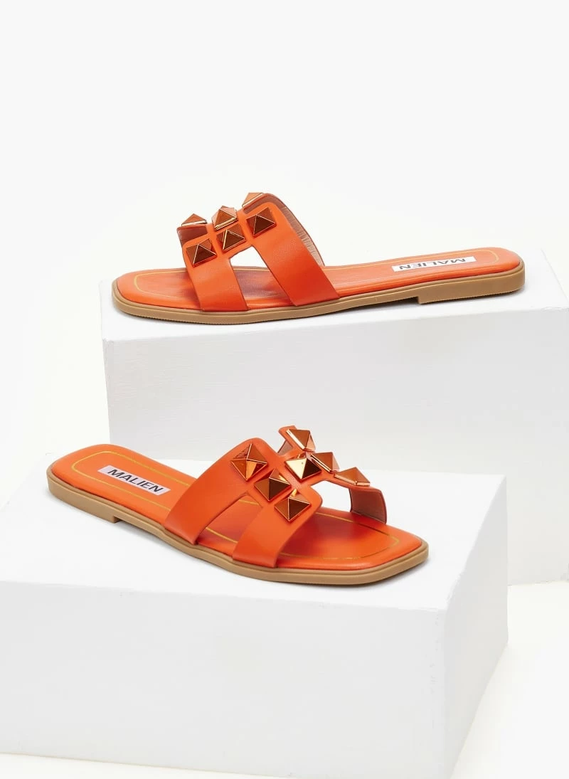 The Fashion Project Σανδάλια με μεταλλιζέ τρουκς - Πορτοκαλί 5 The Fashion Project Σανδάλια με μεταλλιζέ τρουκς - Πορτοκαλί - Image 3