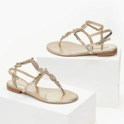 The Fashion Project Σανδάλια με πέτρες και Strass - Χρυσό 9 The Fashion Project Σανδάλια με πέτρες και Strass - Χρυσό -Σανδάλια κατάστημα sandalia me petres kai strass 102063 pzat