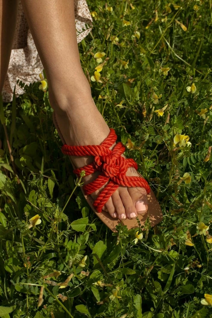 The Fashion Project Σανδάλια με πλεγμένα σχοίνινα λουράκια - Κεραμιδί 3 The Fashion Project Σανδάλια με πλεγμένα σχοίνινα λουράκια - Κεραμιδί