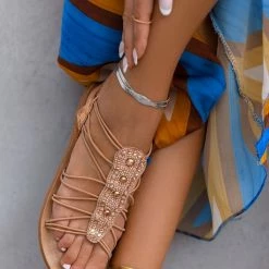 The Fashion Project Σανδάλια με Strass και ελαστικά λουράκια - Χαλκός 15 The Fashion Project Σανδάλια με Strass και ελαστικά λουράκια - Χαλκός -Σανδάλια κατάστημα sandalia me strass kai elastika lourakia 104875 rut6