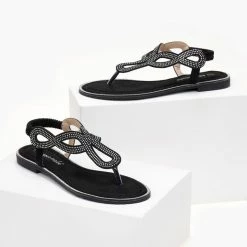 The Fashion Project Σανδάλια Comfort με Strass και Glitter στη σόλα - Μαύρο 10 The Fashion Project Σανδάλια Comfort με Strass και Glitter στη σόλα - Μαύρο -Σανδάλια κατάστημα sandalia me strass kai glitter sti sola 104882 5ljm