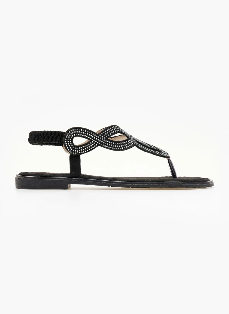 The Fashion Project Σανδάλια Comfort με Strass και Glitter στη σόλα - Μαύρο 8 The Fashion Project Σανδάλια Comfort με Strass και Glitter στη σόλα - Μαύρο - Image 6