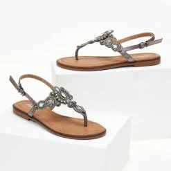 The Fashion Project Σανδάλια με Strass και πέτρες - Ατσαλί 14 The Fashion Project Σανδάλια με Strass και πέτρες - Ατσαλί -Σανδάλια κατάστημα sandalia me strass kai petres 104878 3k8k