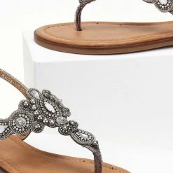 The Fashion Project Σανδάλια με Strass και πέτρες - Ατσαλί 11 The Fashion Project Σανδάλια με Strass και πέτρες - Ατσαλί -Σανδάλια κατάστημα sandalia me strass kai petres 104878 9d9d