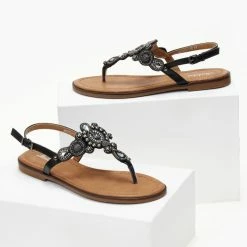 The Fashion Project Σανδάλια με Strass και πέτρες - Μαύρο 14 The Fashion Project Σανδάλια με Strass και πέτρες - Μαύρο -Σανδάλια κατάστημα sandalia me strass kai petres 105066 c0wh