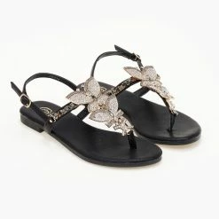 The Fashion Project Σανδάλια με Strass πεταλούδες - Μαύρο 9 The Fashion Project Σανδάλια με Strass πεταλούδες - Μαύρο -Σανδάλια κατάστημα sandalia me strass petaloudes 104795 4pka