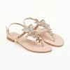 The Fashion Project Σανδάλια με Strass πεταλούδες - Μπεζ