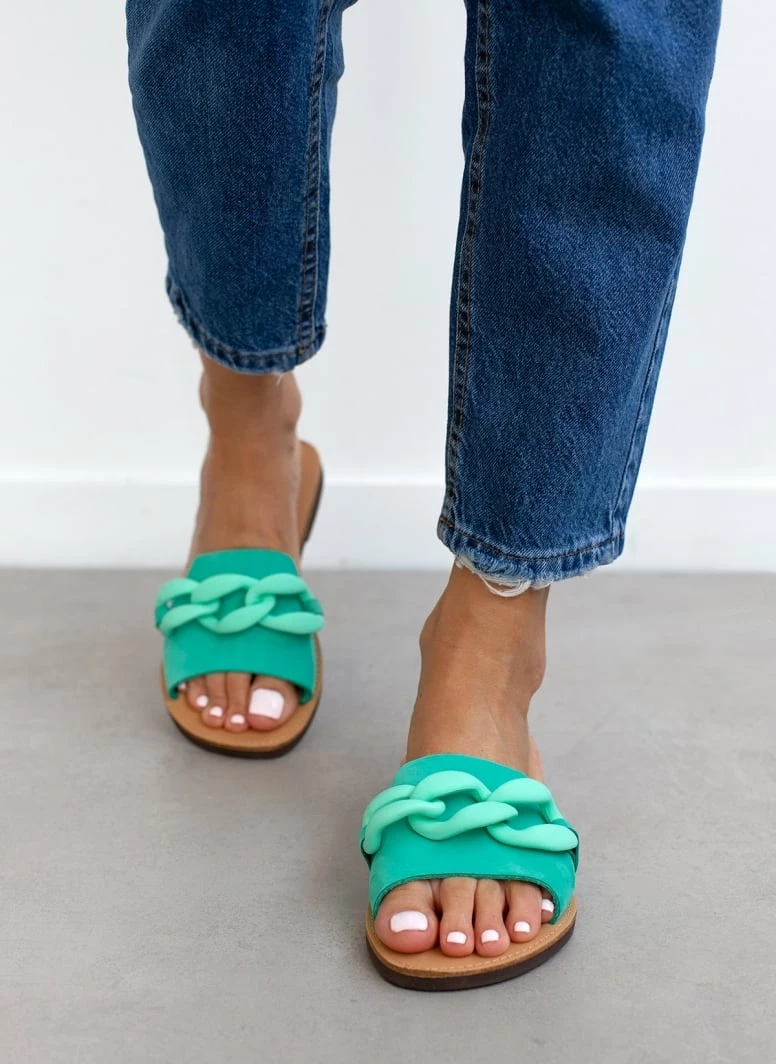 Σανδάλια Nubuck Estil με ματ κοκάλινη αλυσίδα - Βεραμάν 3 Σανδάλια Nubuck Estil με ματ κοκάλινη αλυσίδα - Βεραμάν