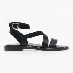 Σανδάλια TFP δερμάτινα με δέσιμο στον αστράγαλο - Μαύρο 14 Σανδάλια TFP δερμάτινα με δέσιμο στον αστράγαλο - Μαύρο -Σανδάλια κατάστημα sandalia tfp dermatina me desimo ston astragalo 101257 4cjy