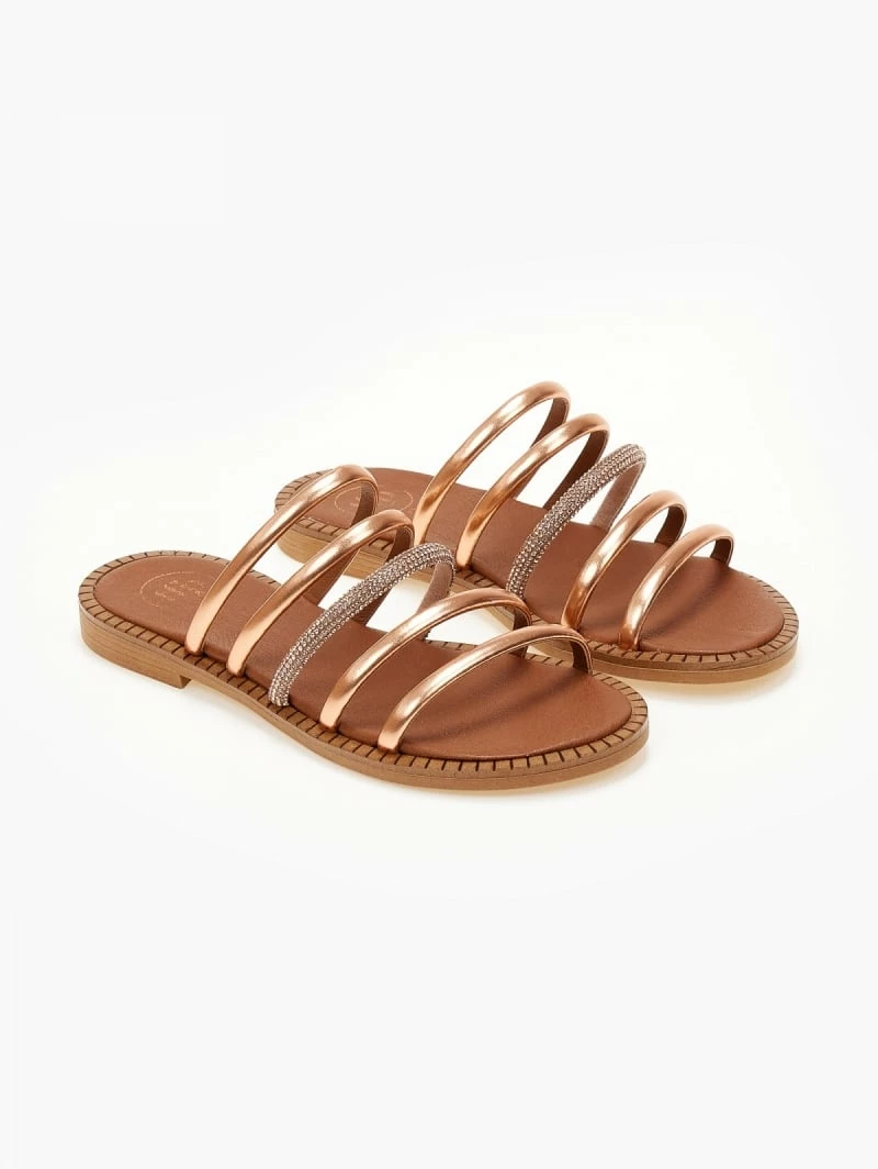 Σανδάλια TFP με λουράκια και Strass - Χαλκός 8 Σανδάλια TFP με λουράκια και Strass - Χαλκός - Image 6