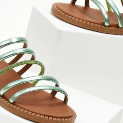 Σανδάλια TFP με λουράκια και Strass - Πράσινο 11 Σανδάλια TFP με λουράκια και Strass - Πράσινο -Σανδάλια κατάστημα sandalia tfp me lourakia kai strass 105338 0dml